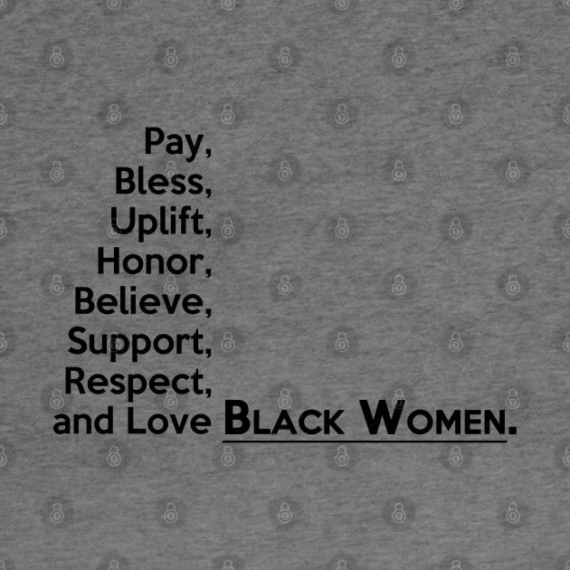 Black Women (Black Text) by tsterling